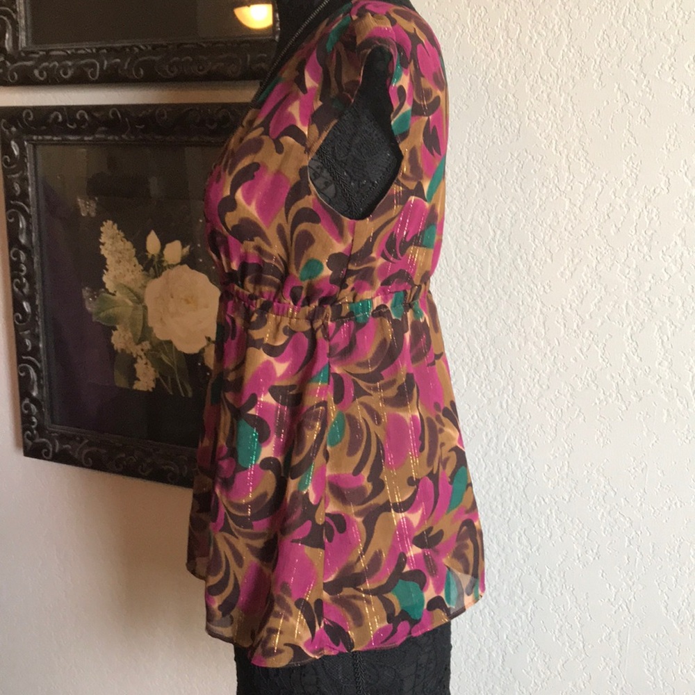 Fall color blouse - Picture 3 of 3